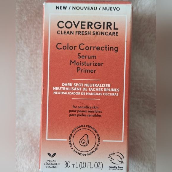 Covergirl Clean Fresh Skincare Color Correcting Serum Moisturizer Primer DEEP - Picture 3 of 9